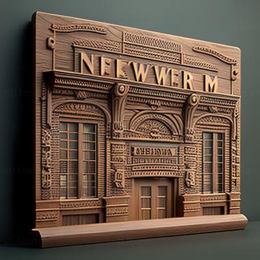 3D model Newark New Jersey (STL)